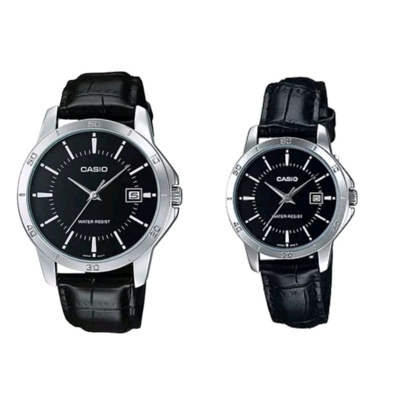 CASIOนาฬิกาข้อมือคู่รักMTP-V004L-1 LTP-V004L-1 MTP-V004L-7 LTP-V004L-7ของแท้รับประกัน 1ปี