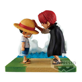 Bandai(บันได) BANPRESTO ONE PIECE WORLD COLLECTABLE FIGURE LOG STORIES-MONKEY.D.LUFFY SHANKS-