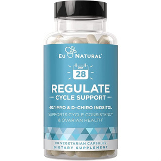 Eu Natural 28 day Regulate Cycle support 90 capsules -exp.12/24- อาหารเสริมเพื่อการเจริญพันธุ์สำหรับผู้หญิง