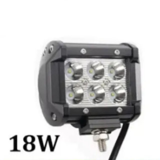 LED SPOT BEAM US 18Wไฟสปอร์ตไลท์รถยนต์ ไฟหน้ารถ ไฟท้าย ไฟช่วยตัดหมอก สว่างมาก 12V-24V เเสงขาว 1 ชิ้น