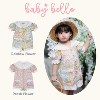 BABY BELLO - Monica Romper  ชุดจั๊มสูทลายดอกไม้