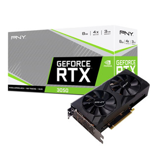 VGA (การ์ดแสดงผล) PNY GEFORCE RTX 3050 8GB VERTO DUAL FAN - 8GB GDDR6 (VCG30508DFBPB1) - 3 YEARS