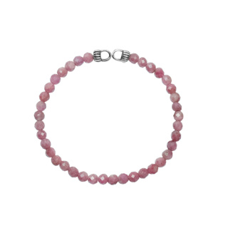 Play Pink Tourmaline Stone Bracelet สร้อยข้อมือหินแท้ ทัวร์มารีน