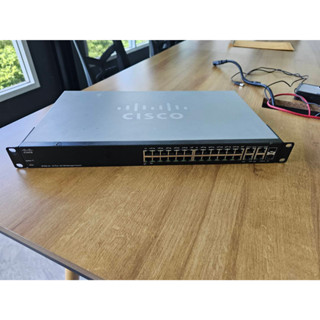 สวิทซ์ฮับ Cisco SF300-24 24Port  10/100 Managed Switch