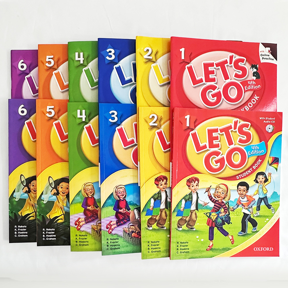 1-6 Level Set Oxford Let's Go Student Book The New Edition of The Bestselling Primary English Work Books Course ESL Book