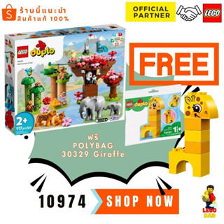 Lego 10974 Wild Animals of Asia (Duplo) แถมฟรี Polybag ยีราฟ  #Lego by Brick DAD