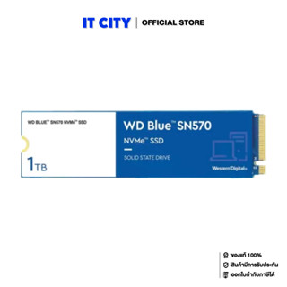 WD BLUE SN570 1TB SSD NVMe M.2 2280 (WDS100T3B0C) (5Y) MS6-000166 เอสเอสดี