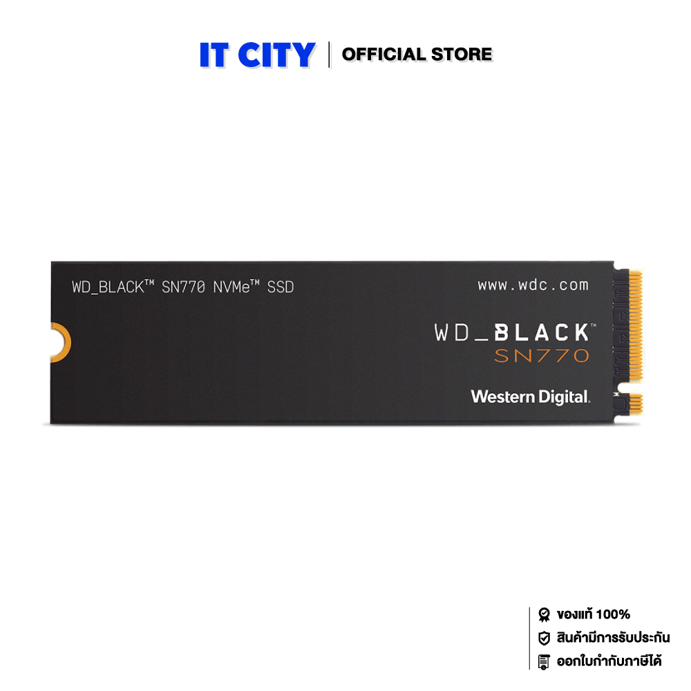 เจาะลึกสเปค WD BLACK SN770 1TB M.2 NVMe Gen4 SSD: ความเร็วสูงสุดเพื่อเกมเมอร์