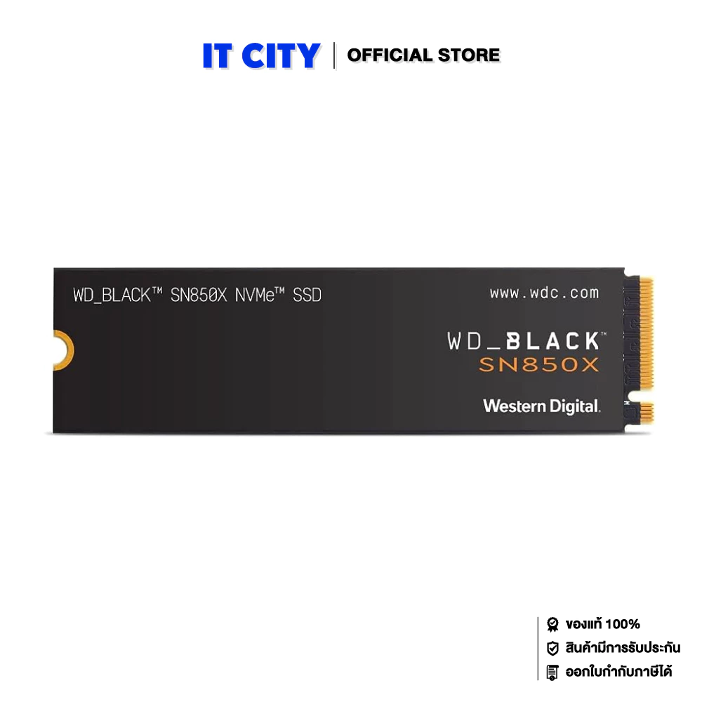 WD BLACK SN850X 1TB NVMe M.2 2280 GEN4 WDS100T2X0E SSD MS6-000172