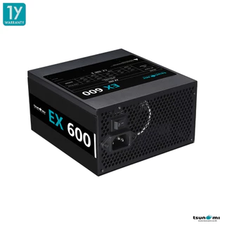 อุปกรณ์จ่ายไฟ Tsunami EX600 600W Power Supply รับประกันสินค้า 1 ปี