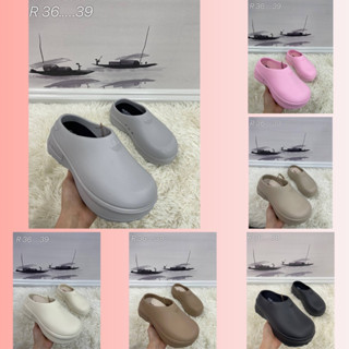 รองเท้าแตะเพื่อสุขภาพ Ad*das Ad*foms รองเท้าแตะผู้หญิง สวยใส่สบายเท้า Sz 36..39 (Free box)