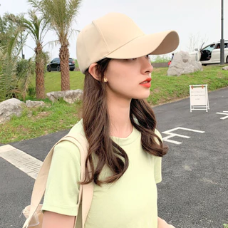 [W0097] หมวกแก๊ป สีพื้น ทรงเบสบอล ผ้าคอตตอน ปรับสายได้ Cap Ins Cotton หมวกแฟชั่น