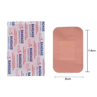 พลาสเตอร์ปิดแผลกันน้ำ ขนาด 7.6*5 cm. แบบ sterile Adhesive Bandage