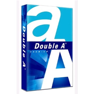 กระดาษถ่ายเอกสาร ขนาด F14  หนา 80 แกรม ดับเบิ้ลเอ AA  Double A จำนวน 500 แผ่น/รีม