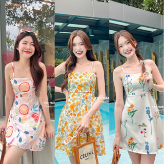 (ใส่โค้ด WKFDGA ลดทันที 45฿) Milin dress ชุดเดรสสดใส สาวหวานซ่อนเปรี้ยวห้ามพลาด