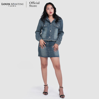 Louis Montini (The Costome) แจ็คเก็ตยีนส์ผู้หญิง Womens Jeans Jackets DEIM-JC002