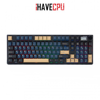 iHAVECPU KEYBOARD (คีย์บอร์ด) KEYDOUS NJ98 BLACK (GATERON YELLOW PRO) (EN/TH)