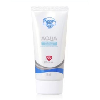 Banana Boat Aqua Long Wearing UV ProtectionSunscreen Lotion SPF50+/PA++++ 50ml โลชั่นกันแดด