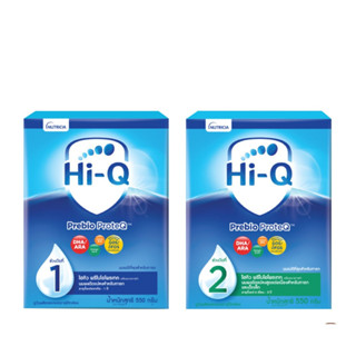 Hi-Q Prebio ProteQ 2 550g. ไฮคิว พรีไบโอโพรเทค สูตร1ขนาด 250กรัม และสูตร2 550กรัม 1 กล่อง