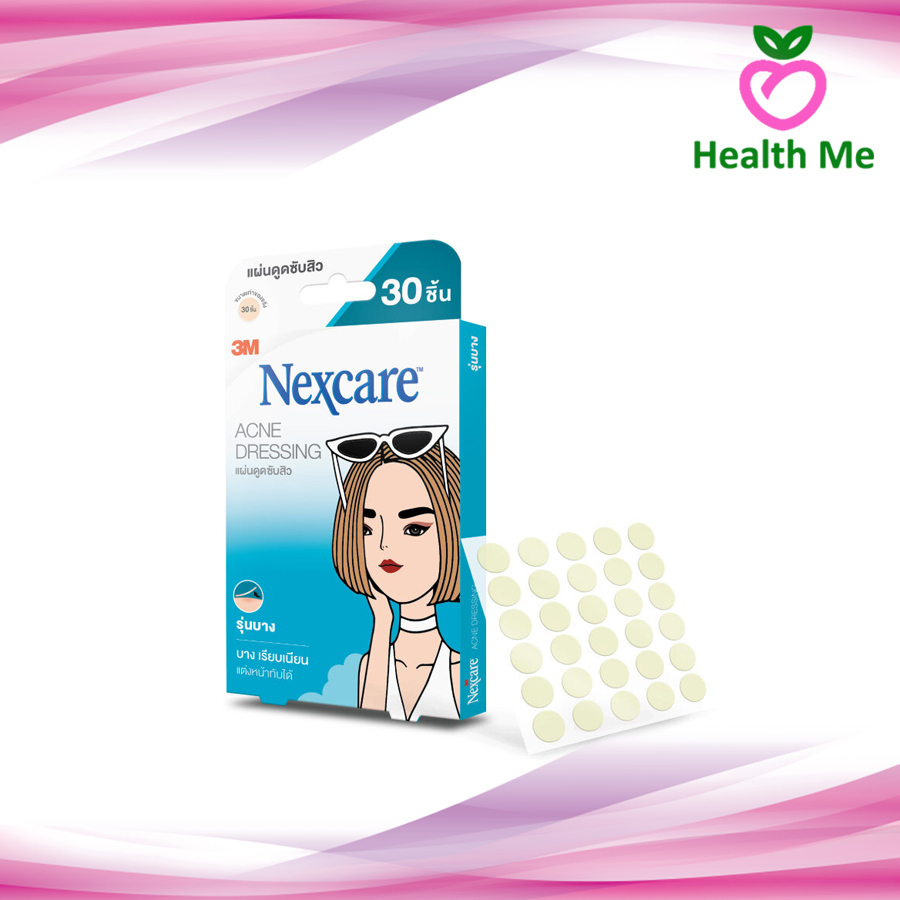 3M ACNE PATCH 30'S (SLIM) แผ่นซับสิว 30ชิ้น (รุ่นบาง)