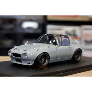 รถโมเดล 1/18 Toyota Sports 800 NOB Hachi Ver Light Gray