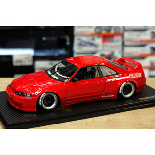 รถโมเดล 1/18 PANDEM GT-R (BCNR33) Red