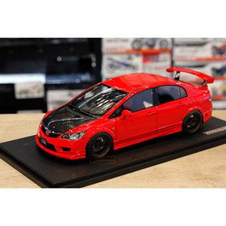 รถโมเดล 1/18 Honda CIVIC (FD2) TYPE R Red