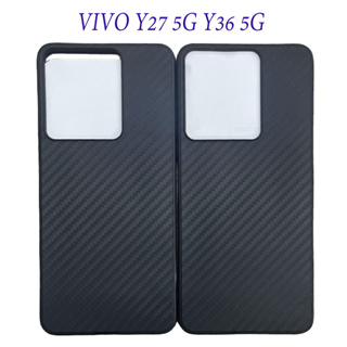 เคสลายเคฟล่าซิลิโคน TPU Case VIVO Y30 5G Y27 5G Y36 5G Y16 4G 2022 Y02 4G ลายคาร์บอน เคฟล่า เคสบาง เบา ไม่เป็นรอยนิ้วมือ