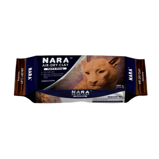ดินเยื่อกระดาษ NARA สำหรับปั้นงานฝีมือ ดินญี่ปุ่นแห้งแล้วแข็ง ทำสีได้ - Air Hardening Clay ขนาด 500 กรัม