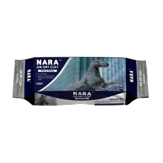 ดินเยื่อกระดาษ NARA สำหรับปั้นงานฝีมือ ดินญี่ปุ่นแห้งแล้วแข็ง ทำสีได้ - Air Hardening Clay ขนาด 500 กรัม