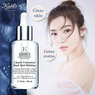 [แท้100%]Kiehls เซรั่มสูตรลดเลือนจุดด่างดำ  Clearly Corrective Dark Spot Solution 50ML,100ML