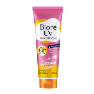 บิโอเร ยูวี บอดี้แคร์เซรั่ม 50มล Biore UV Anti-Pollution Body Care Serum Intensive Aura SPF50+ PA+++ 50 ml.