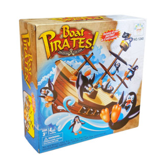 เกมเพนกวินตกเรือโจรสลัดDon’t Rock The Boat Skill &amp; Action Balancing Game กิจกรรมครอบครัว Pirate boat balancing gameTY138