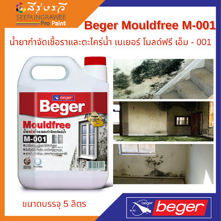 Beger Mouldfree M-001 น้ำยากำจัดเชื้อราและตะไคร่น้ำ เบเยอร์ โมลด์ฟรี เอ็ม - 001