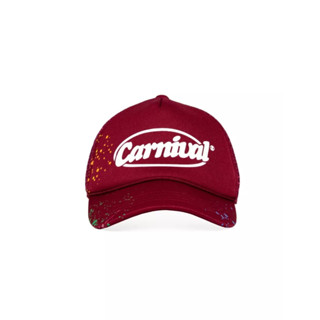 CARNIVAL CNVSS23A014BGD SPLATTER TRUCKER CAP BURGUNDY OS