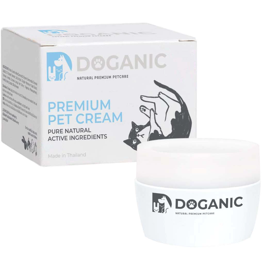DOGANIC ครีมสมุนไพรทาผิวสัตว์เลี้ยง PREMIUM PET CREAM (30g)