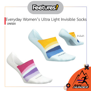 FEETURES - Everyday Women’s Ultra Light Invisible Socks ถุงเท้าวิ่ง