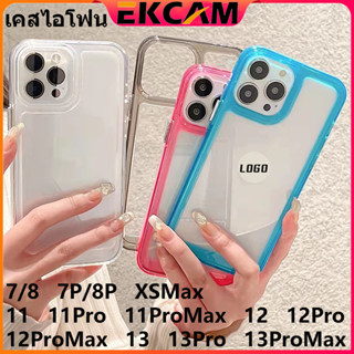 🇹🇭Ekcam เคสใสกันกระแทก เคสไอโฟน วัสดุอะคริลิค เคส for iPhone 7/8 7P/8P 7PLUS 8+ 11 12 13 Pro promax XSMax พลัส ไอโฟน