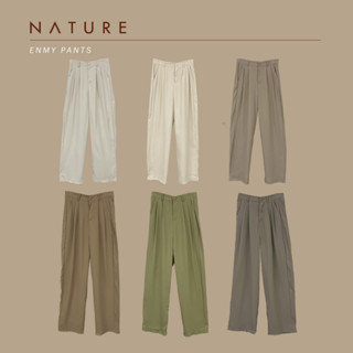 🍎 ลด45.-โค้ดWYQESS🍋nature.bkk - PTN5003 กางเกงขายาวเอนมี่ Enmy pants