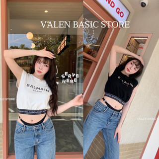 𝑁𝑒𝑤 𝐶𝑜𝑙𝑙𝑒𝑐𝑡𝑖𝑜𝑛 ✨ BLM crop top เสื้อครอปสุดฮิตที่ ทรงสวย ดีเทลขอบเอวยางยืดทอลายแบรนด์