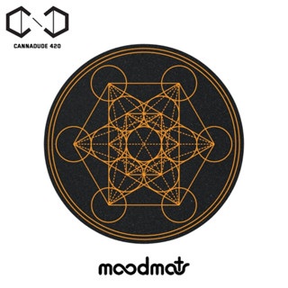 MOODMATS - Lava Metatron 12" UV ยางรองบ้อง แจกันแก้ว Dab Mat