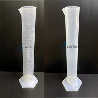 Measuring Cylinder(PP)(Plastic), EU Design, Hexagonal Base กระบอกตวงพลาสติกฐาน6เหลี่ยม 1000 2000 ml.