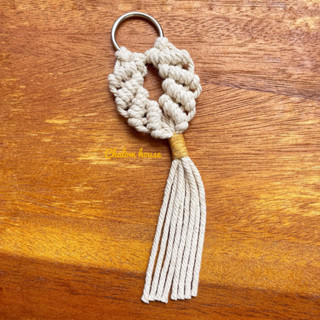 พวงกุญแจ ของที่ระลึก ของชำร่วย macrame cotton rope ตกแต่งกระเป๋า พร้อมส่ง✅
