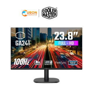 COOLER MASTER MONITOR GA241 23.8inch (1920 x 1080) VA 100Hz ประกันศูนย์ 3 ปี