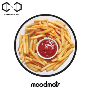 MOODMATS - Plate-O-Fries 12" ยางรองบ้อง แจกันแก้ว Dab Mat