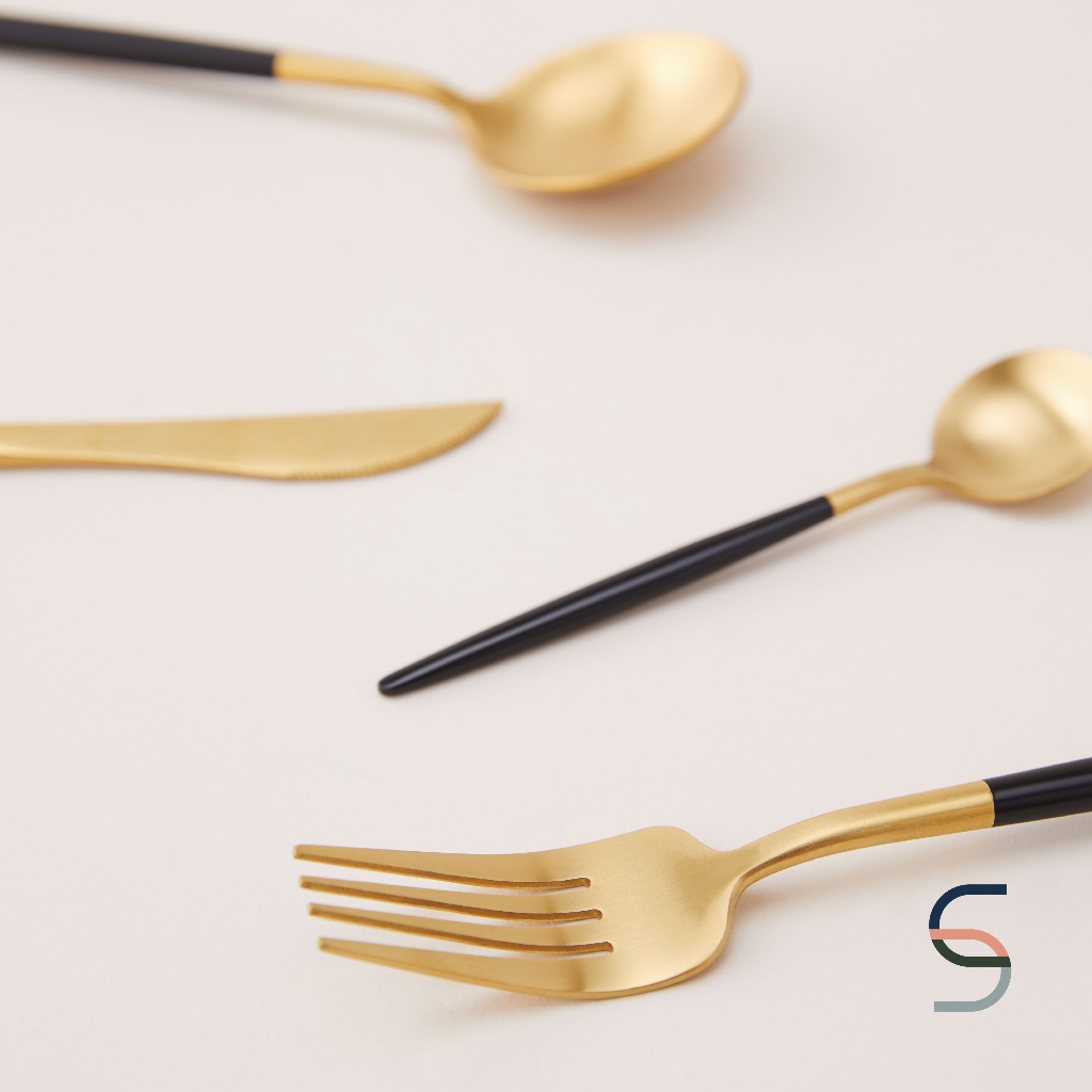 SARABARN Dessert Fork and Knives Set | ชุดช้อนส้อมและมีด