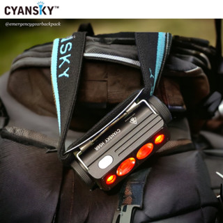 Cyansky HS6R Triple Output Headlamp 1400LMS 170M