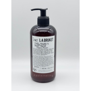 L:A BRUKET No.242 TVAL Hand and Body Wash Flader/ Elder ขนาด 450 ml ผลิต 06/65