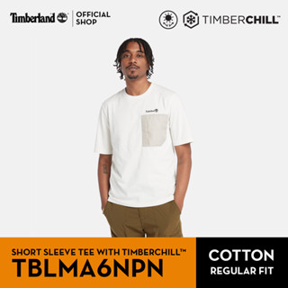 Timberland Men’s Short Sleeve T-Shirt with TimberCHILL™ เสื้อยืด (TBLMA6NPN)