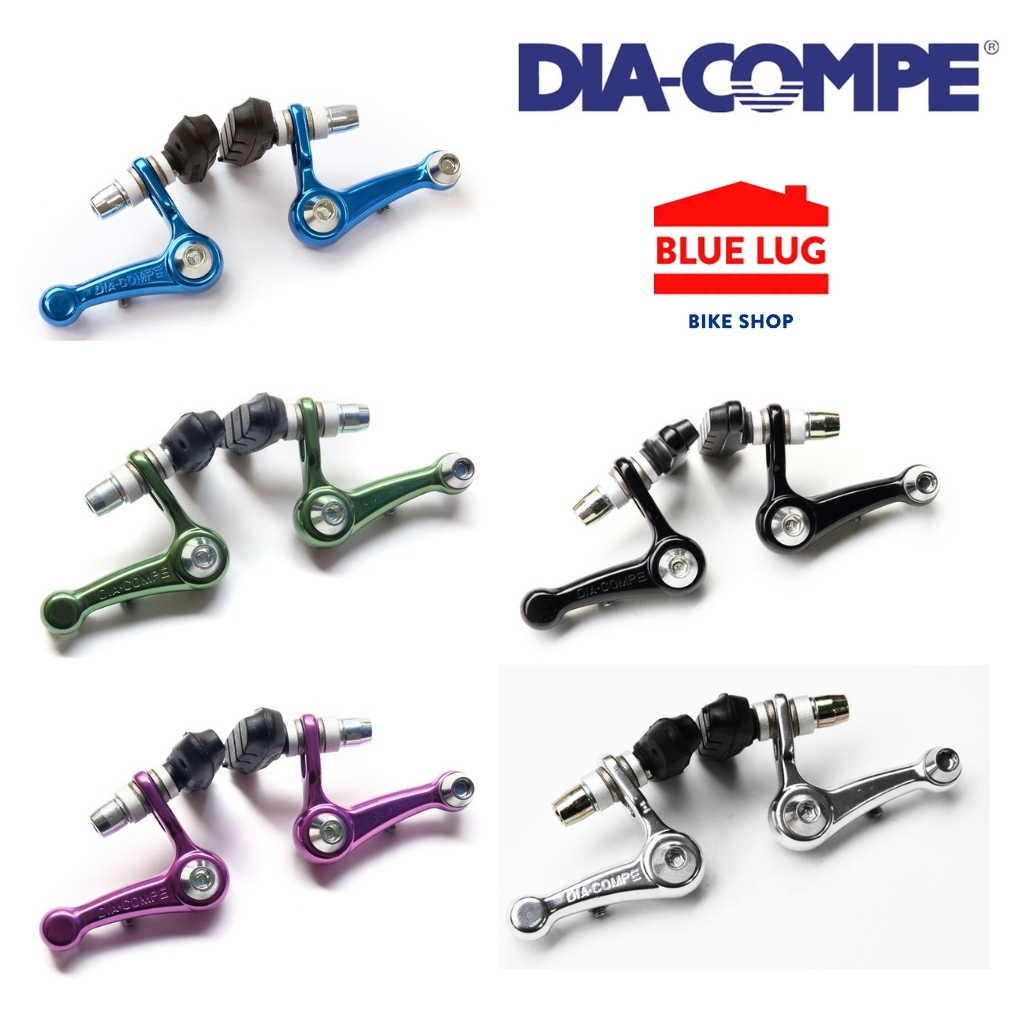 ก้ามเบรคผีเสื้อ DC-980 DIA- COMPE **BLUE LUG EXCLUSIVE** เบรคผีเสื้อ Canti รุ่น Classic ที่เพิ่มสีสันความสนุกเข้าไป รุ